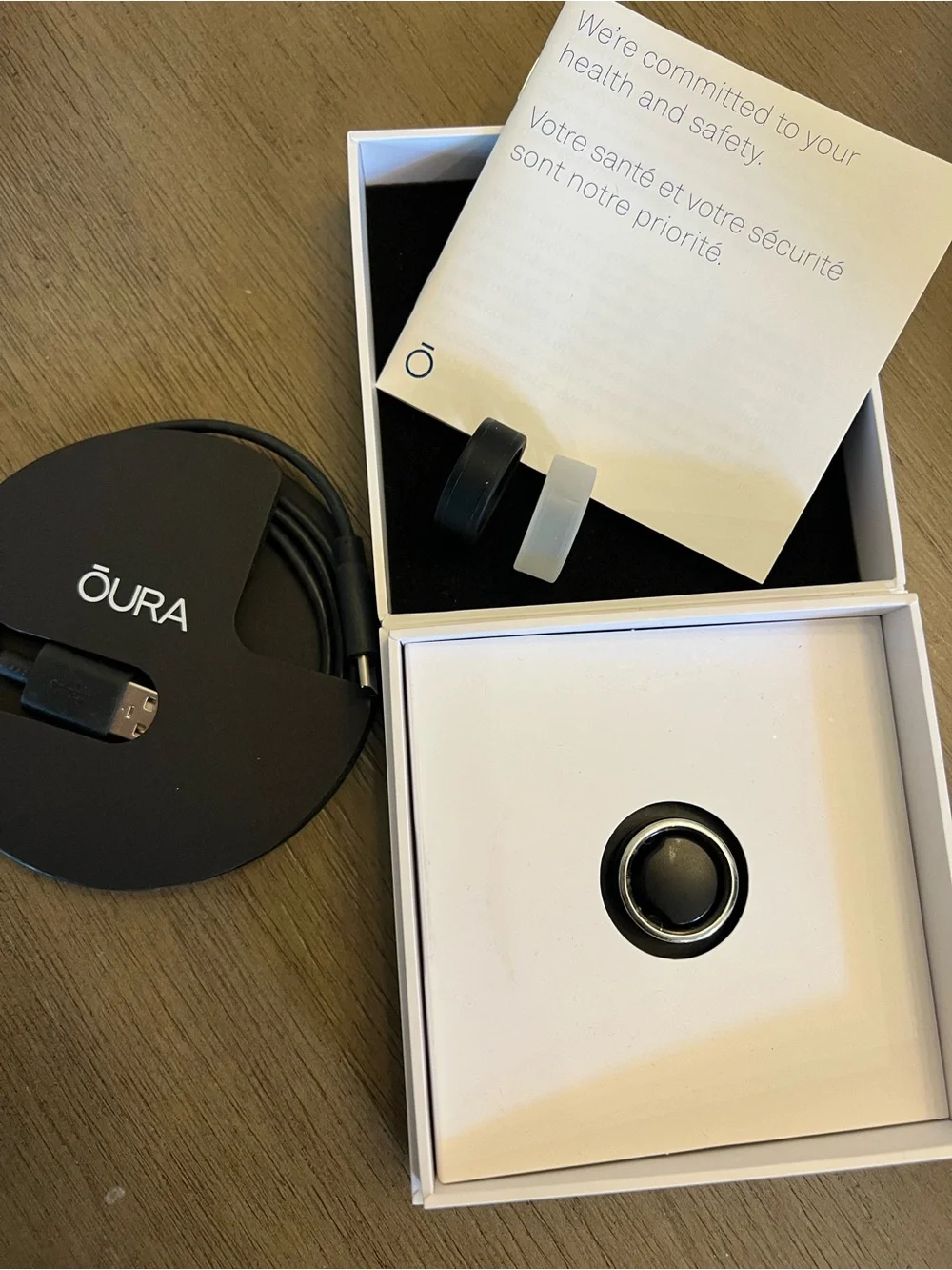 Oura Ring Gen 3 Horizon Silver-Size 8